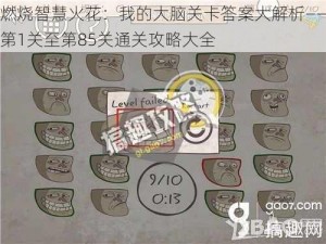 燃烧智慧火花：我的大脑关卡答案大解析——第1关至第85关通关攻略大全