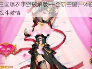 女版三国爆衣手游破解版——全新三国，体验不一样的战斗激情