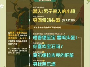 塞尔达传说：如何完成抓鸡任务攻略解析