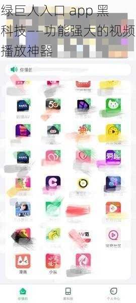 绿巨人入口 app 黑科技——功能强大的视频播放神器
