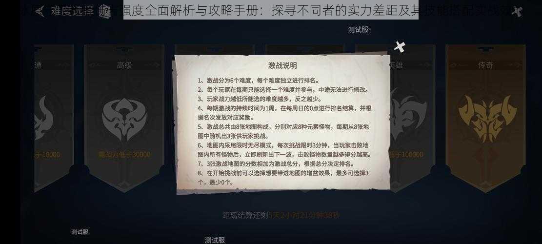 冰原守卫者者伤害强度全面解析与攻略手册：探寻不同者的实力差距及其技能搭配实战效能