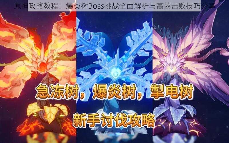 原神攻略教程：爆炎树Boss挑战全面解析与高效击败技巧分享