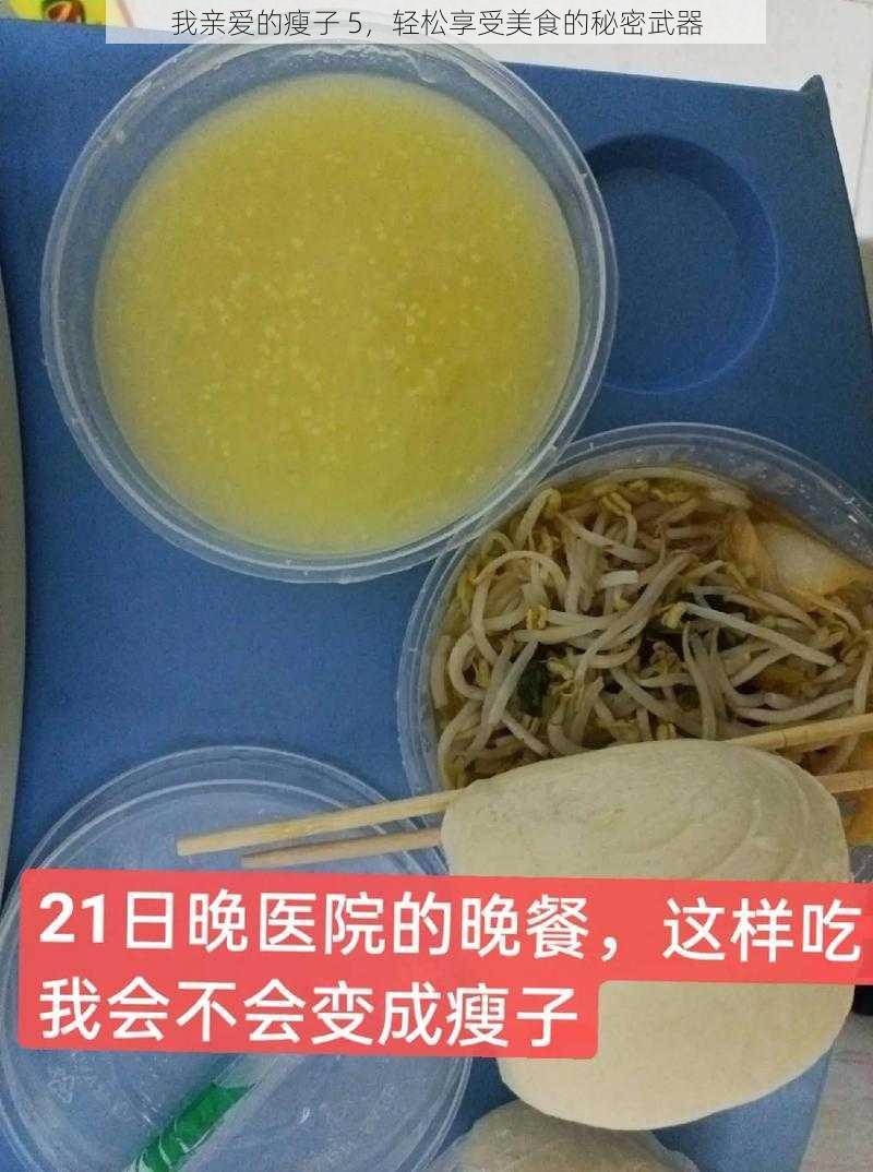 我亲爱的瘦子 5，轻松享受美食的秘密武器