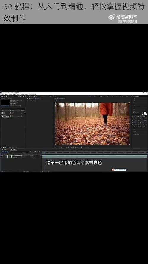 ae 教程：从入门到精通，轻松掌握视频特效制作