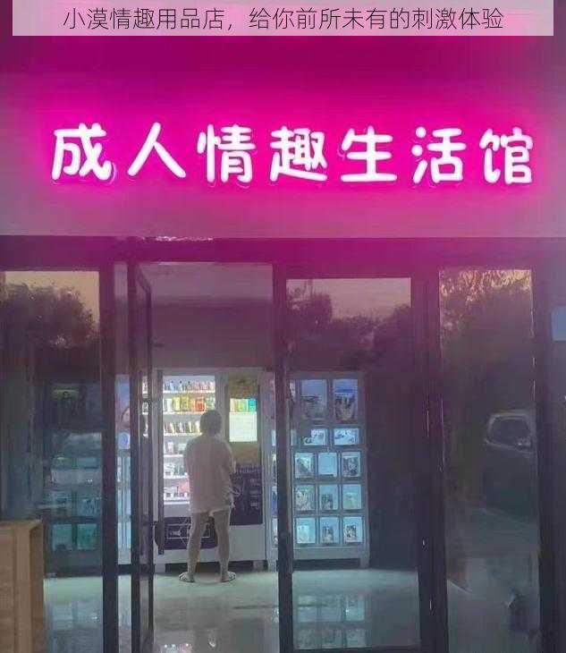 小漠情趣用品店，给你前所未有的刺激体验