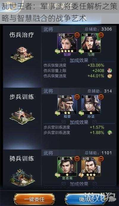 乱世王者：军事武将委任解析之策略与智慧融合的战争艺术