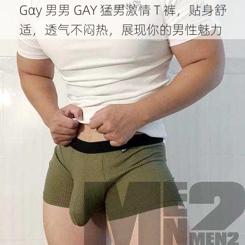 Gαy 男男 GAY 猛男激情 T 裤，贴身舒适，透气不闷热，展现你的男性魅力