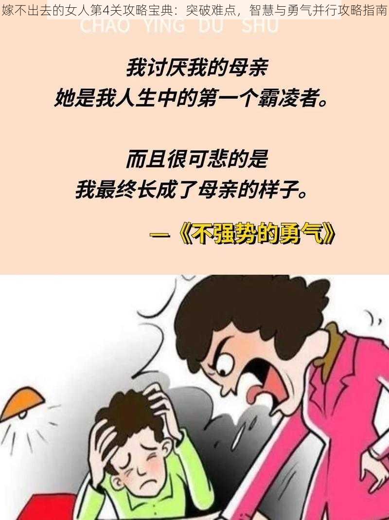 嫁不出去的女人第4关攻略宝典：突破难点，智慧与勇气并行攻略指南