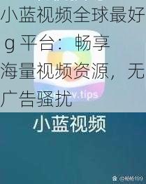 小蓝视频全球最好 g 平台：畅享海量视频资源，无广告骚扰