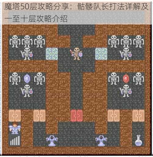 魔塔50层攻略分享：骷髅队长打法详解及一至十层攻略介绍