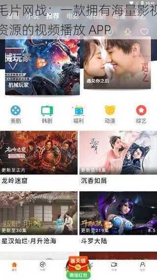 毛片网战：一款拥有海量影视资源的视频播放 APP