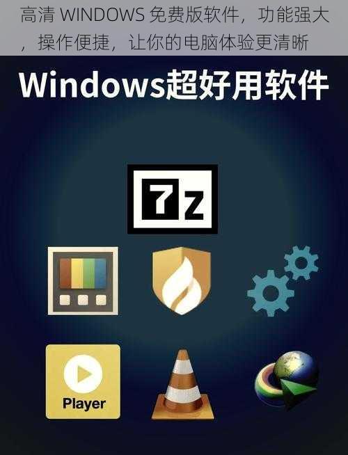 高清 WINDOWS 免费版软件，功能强大，操作便捷，让你的电脑体验更清晰