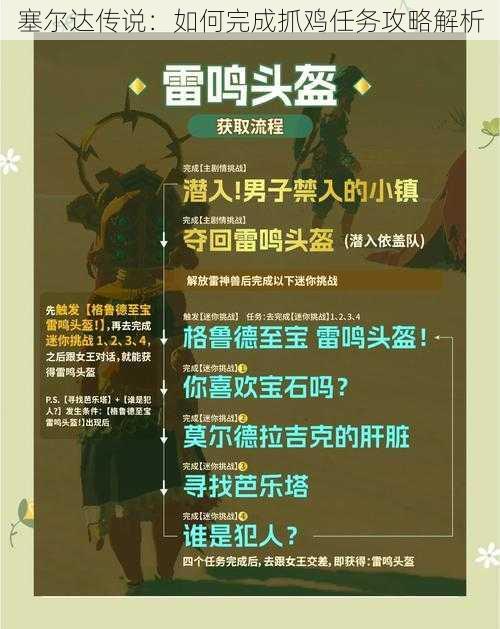 塞尔达传说：如何完成抓鸡任务攻略解析