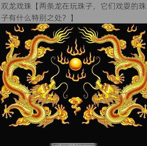 双龙戏珠【两条龙在玩珠子，它们戏耍的珠子有什么特别之处？】