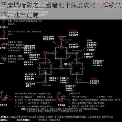 恶魔城暗影之王幽暗地牢深度攻略：解锁禁锢之地牢迷局