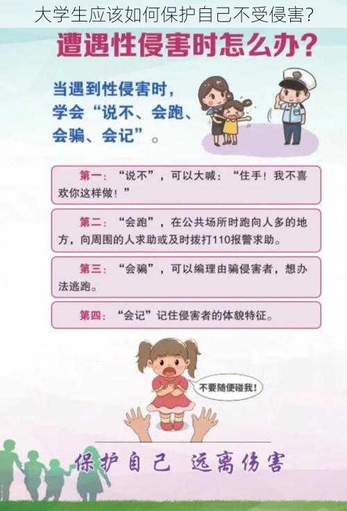 大学生应该如何保护自己不受侵害？