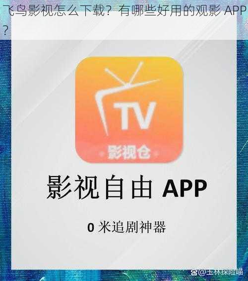 飞鸟影视怎么下载？有哪些好用的观影 APP？